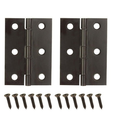 2-1/2 in. x 1-9/16 in. Oil-Rubbed Bronze Middle Hinges - Super Arbor
