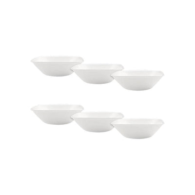 Square Pure White 22 oz. Bowl Set - Super Arbor