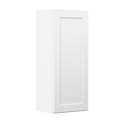 Shaker Ready To Assemble 21 in. W x 42 in. H x 12 in. D Plywood Wall Kitchen Cabinet in Denver White Painted Finish