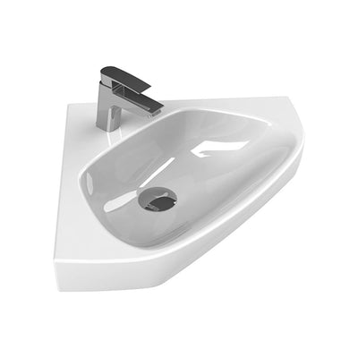 Nameeks Arda Wall Mounted Bathroom Sink in White - Super Arbor