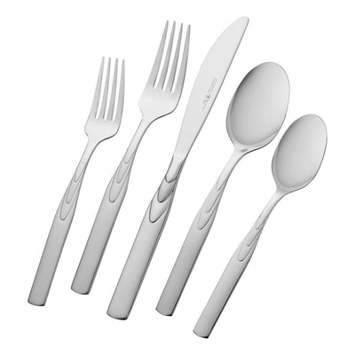 Rapture 45-Piece 18/10 Stainless Steel Flatware Set (Service for 8) - Super Arbor