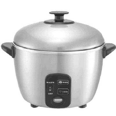 3-Cup Stainless Steel Rice Cooker - Super Arbor