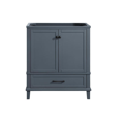 Merryfield 30 in. W x 21-1/2 in. D Bathroom Vanity Cabinet Only in Dark Blue-Gray - Super Arbor