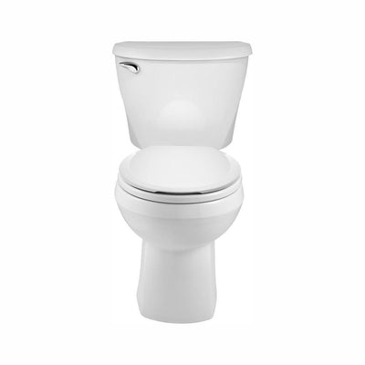 Reliant 2-Piece 1.28 GPF Single Flush Round Toilet with Slow Close Seat in White - Super Arbor