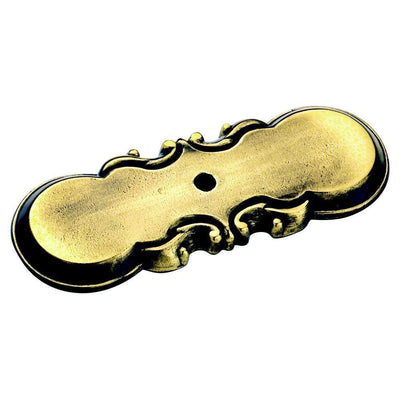 Traditional Classic Antique Brass Finish Knob Backplate - Super Arbor