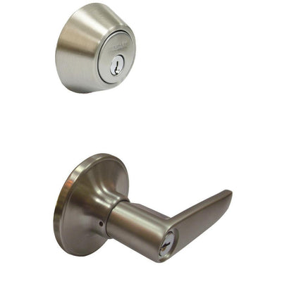 Olympic Stainless Steel Lever Combo Door Knob Set - Super Arbor