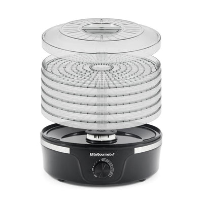 350 W Food Dehydrator with Adjustable Temperature Dial 5 Tier - Super Arbor