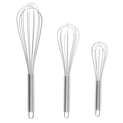 Stainless Steel Wire Whisk (Set of 3) - Super Arbor