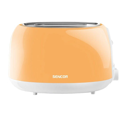 2-Slice Peach Orange Long Slot Toaster - Super Arbor