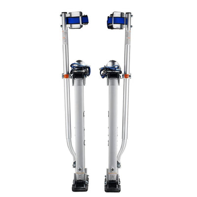 24 in. to 40 in. Adjustable Height Drywall Stilts in Silver - Super Arbor