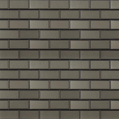 MSI Crisson Bevel Subway Peel and Stick 12 in. X 12 in. X 4 mm Glass Mosaic Tile ( 19.6 sq. ft./case) - Super Arbor