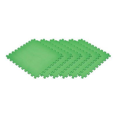 Norsk Green 24 in. x 24 in. EVA Foam Non-Toxic Solid Color Interlocking Tiles (168 sq. ft. - 42 tiles)