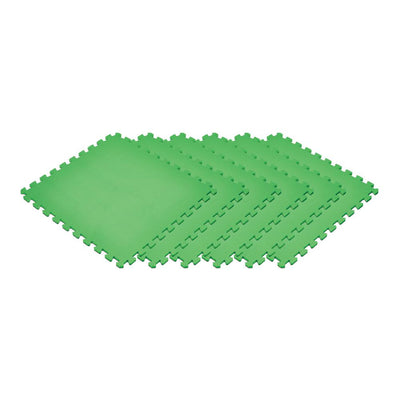 Norsk Green 24 in. x 24 in. EVA Foam Non-Toxic Solid Color Interlocking Tiles (192 sq. ft. - 48 tiles)