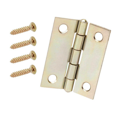 1-1/2 in. Oil-Rubbed Bronze Non-Removable Pin Narrow Utility Hinges (2-Pack) - Super Arbor