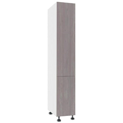 Ready to Assemble 18 in. x 96 in. x 24 in. Pantry Base Cabinet in Grey Nordic Wood - Super Arbor