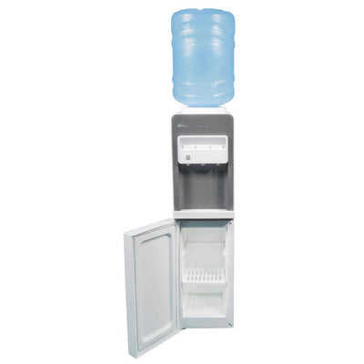 Hot and Cold Free-Standing Top Load Water Dispenser in White - Super Arbor