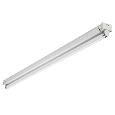 1-Light 4 ft. Gloss White T8 Fluorescent Strip Light - Super Arbor