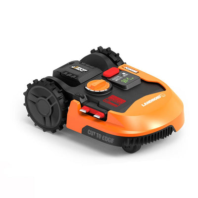 Worx POWER SHARE 20-Volt 9 in. Robotic Landroid Mower, Brushless Wheel Motors with Wifi Plus Phone App - Super Arbor