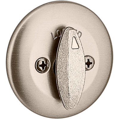 663 Single-Sided Deadbolt in Satin Nickel with Microban Antimicrobial Technology - Super Arbor