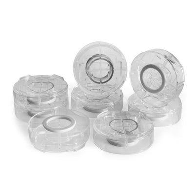 StackIts Clear Stackable Furniture Risers 8-Pack - Super Arbor