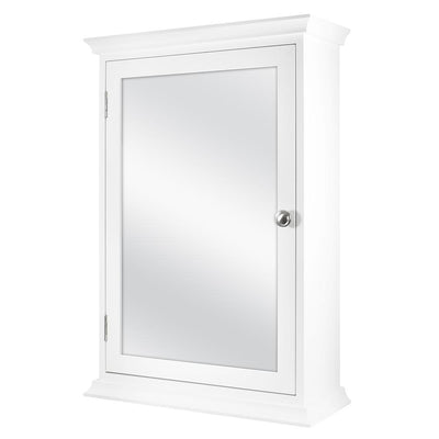 19-7/8 in. W x 28-1/4 in. H Fog Free Framed Recessed Mount Extended Storage Bathroom Medicine Cabinet in White - Super Arbor