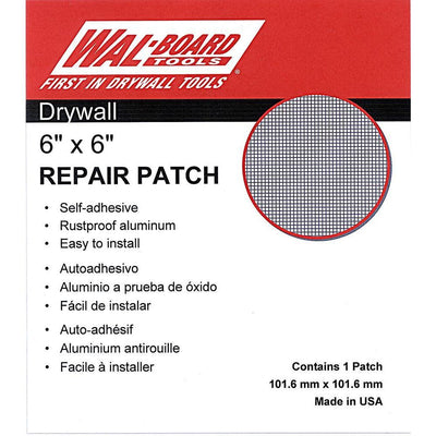 6 in. x 6 in. Drywall Self Adhesive Wall Repair Patch - Super Arbor