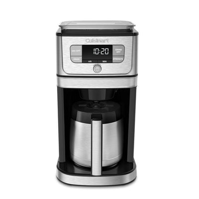 Burr Grind and Brew 10-Cup Stainless Steel Drip Coffee Maker - Super Arbor