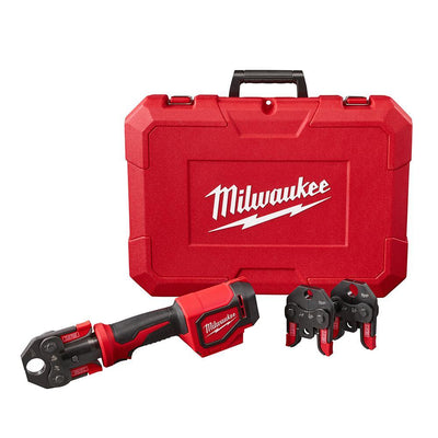 M18 18-Volt Lithium-Ion Cordless Short Throw Press Tool Kit W/ (3) PEX Crimp Jaws - Super Arbor