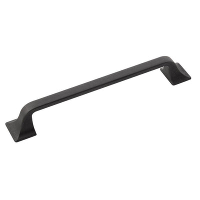 Forge Collection 160 mm Black Iron Cabinet Drawer and Door Pull - Super Arbor