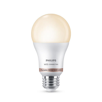 Tunable White A19 LED 60-Watt Equivalent Dimmable Smart Wi-Fi Wiz Connected Wireless Light Bulb - Super Arbor