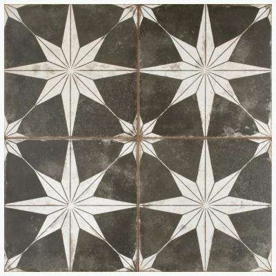 New
        Merola Tile 
    Kings Star Night 17-5/8 in. x 17-5/8 in. Ceramic Floor and Wall - Super Arbor