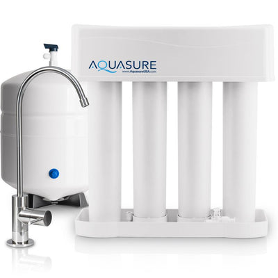 Premier Series 75 GPD Under Sink Reverse Osmosis Water Filtration System with Brushed Nickel Faucet - Super Arbor