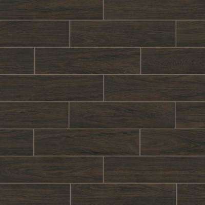 Florida Tile Home Collection 
    Burlington Walnut 6 in. x 24 in. Porcelain Floor and Wall Tile (14 sq. ft. / case) - Super Arbor