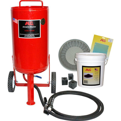 110 lb. Portable Pressure Abrasive Blaster with Starter Kit - Super Arbor