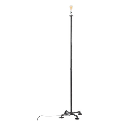 1/2 in. Black Steel Pipe 69 in. H Torch Style Floor Lamp Kit - Super Arbor