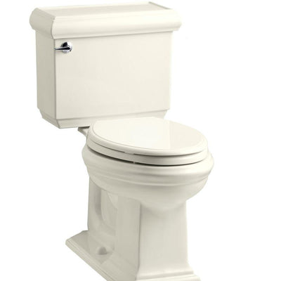 Memoirs Classic 2-Piece 1.28 GPF Single Flush Elongated Toilet with AquaPiston Flush Technology in Biscuit - Super Arbor