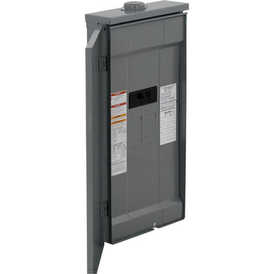 Homeline 200 Amp 8-Space 16-Circuit Outdoor Main Breaker Load Center with Feed-Thru Lug - Super Arbor