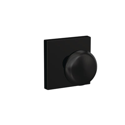 Custom Plymouth Matte Black Collins Trim Combined Interior Door Knob - Super Arbor