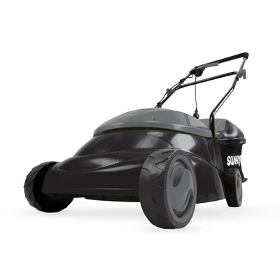 Sun Joe 14 in. 12 Amp Electric Walk Behind Push Lawn Mower, Black