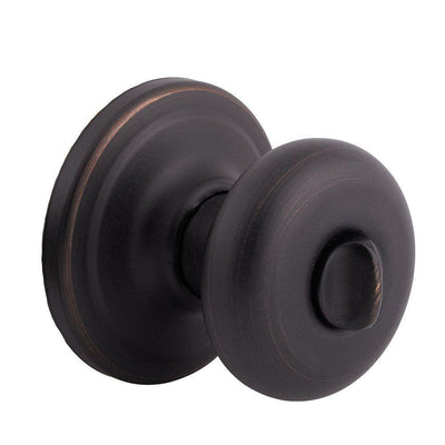 Juno Venetian Bronze Privacy Bed/Bath Door Knob - Super Arbor