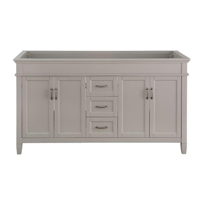 Ashburn 60 in. W x 21.75 in. D Vanity Cabinet in Grey - Super Arbor