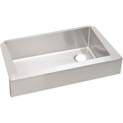 Crosstown Farmhouse/Apron-Front Stainless Steel 31 in. Single Bowl Kitchen Sink - Super Arbor