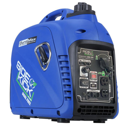 DUROMAX 2,200-Watt/1,800-Watt Recoil Start Dual Fuel Digital Powered Hybrid Portable Inverter Generator - Super Arbor