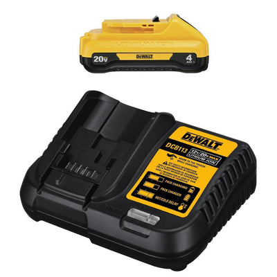 20-Volt Max Compact Lithium-Ion Starter Kit with 4.0 Ah Battery and Charger - Super Arbor