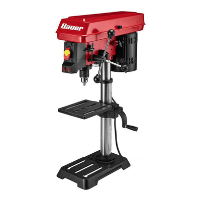 BAUER 10 in., 5-Speed Bench Drill Press with Light - Super Arbor