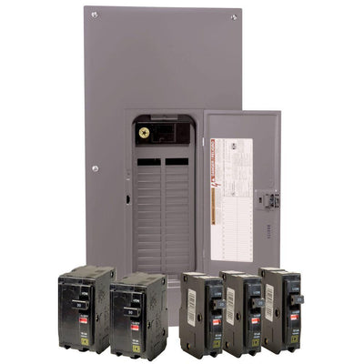 QO 200 Amp 30-Space 40-Circuit Indoor Main Breaker Load Center with Cover - Value Pack - Super Arbor