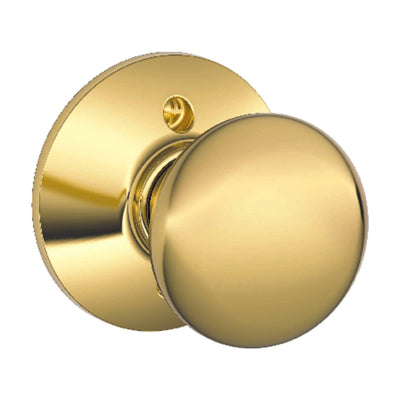 Schlage Plymouth Bright Brass Dummy Knob Right or Left Handed