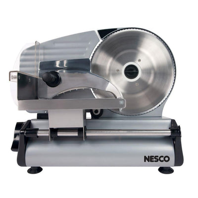 180 W Silver Electric Food Slicer - Super Arbor