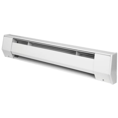 27 in. 120-Volt 500-Watt Baseboard Heater in White - Super Arbor