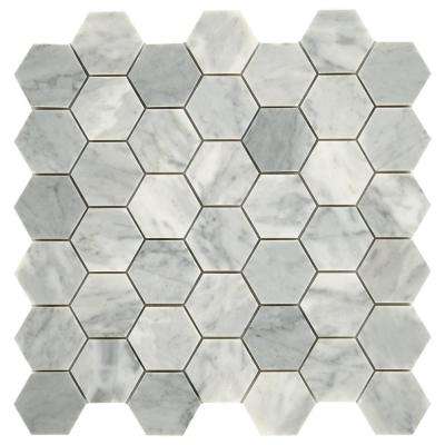 Daltile 
    Restore Mist Honed 12 in. x 12 in. x 8mm Marble Mosaic Floor and Wall Tile (0.97 sq. ft./ piece) - Super Arbor